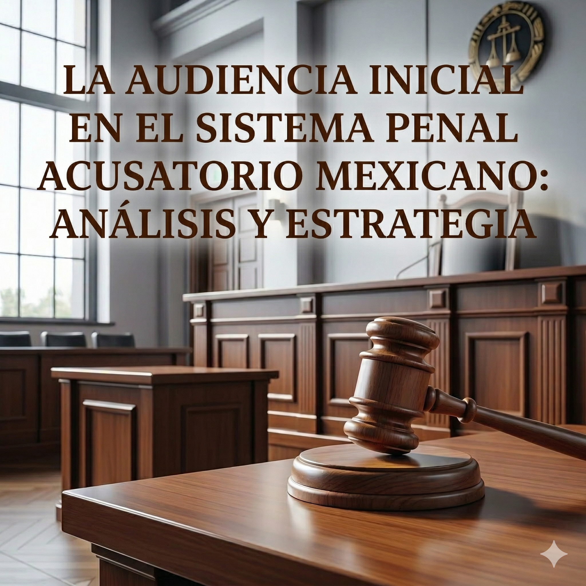 AUDIENCIA INICIAL EN EL SISTEMA PENAL ACUSATORIO EN MÉXICO.